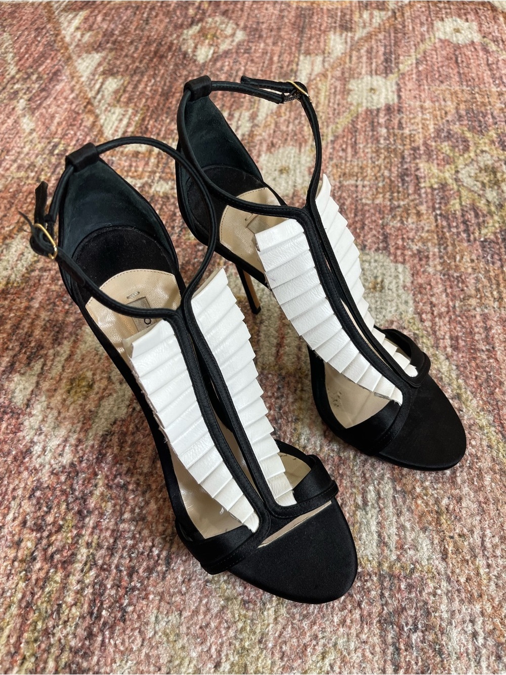 Olgana Paris La Sensuelle Leather Stiletto Heels Size 38